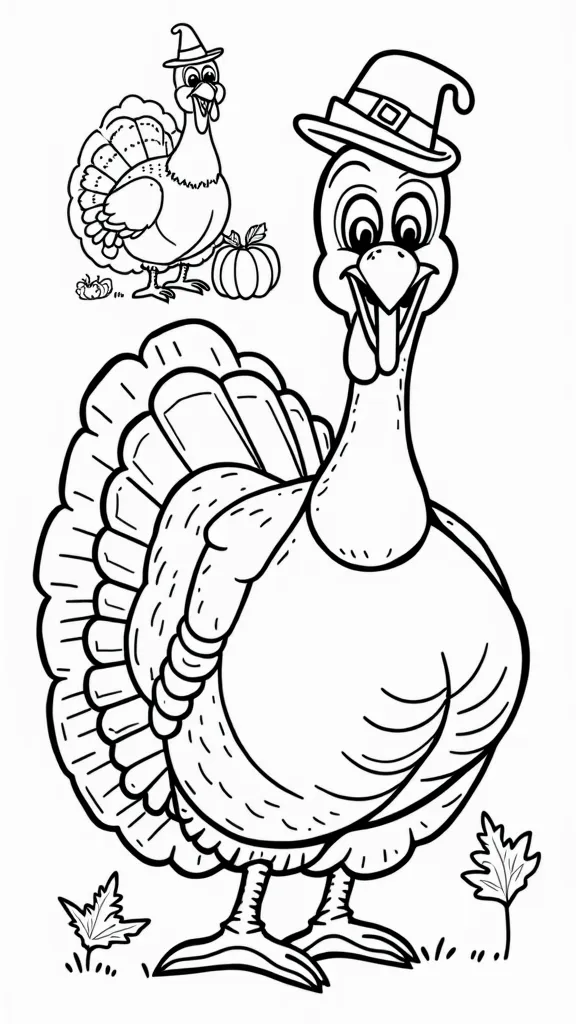 turkey coloring pages for free